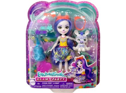 Mattel Enchantimals Deluxe panenka Zemirah Zebrová