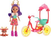 Mattel Enchantimals herní set na kolech koloušek
