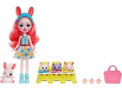 Mattel Enchantimals panenka a miminka Bree Zajíčková 15 cm
