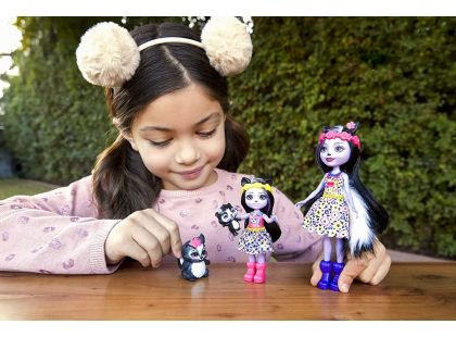 Mattel Enchantimals panenka a setřička Sage Skunk a Caper