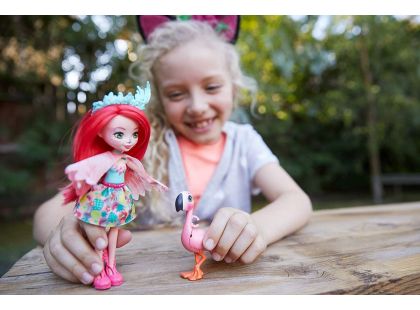 Mattel Enchantimals panenka a zvířátko Fanci Flamingo a Swash