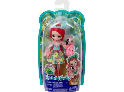 Mattel Enchantimals panenka a zvířátko Fanci Flamingo a Swash