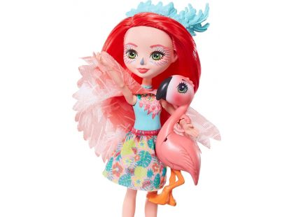 Mattel Enchantimals panenka a zvířátko Fanci Flamingo a Swash