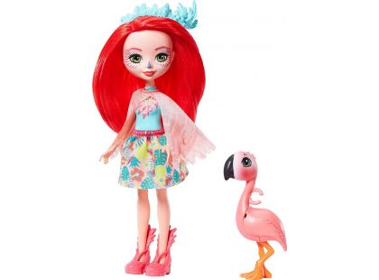Mattel Enchantimals panenka a zvířátko Fanci Flamingo a Swash