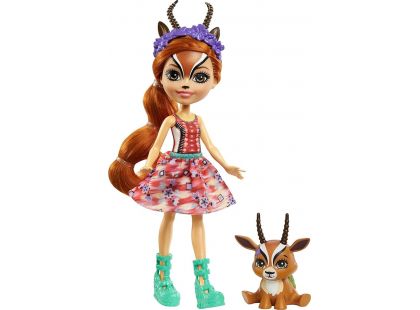 Mattel Enchantimals panenka a zvířátko Gabriela Gazelle a Racer