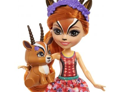 Mattel Enchantimals panenka a zvířátko Gabriela Gazelle a Racer