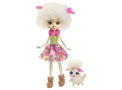 Mattel Enchantimals panenka a zvířátko Lorna Lamb a Flag