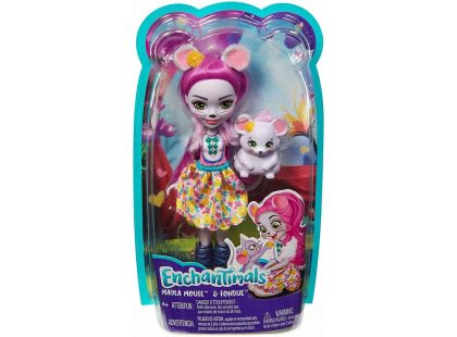 Mattel Enchantimals panenka a zvířátko Mayla Mouse a Fondue