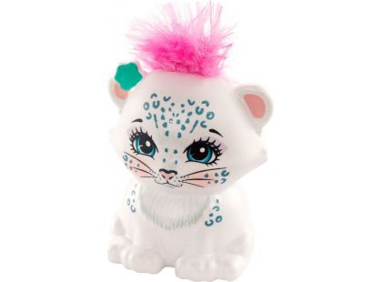 Mattel Enchantimals panenka a zvířátko Sybil Snow Leopard a Flake