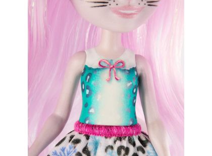 Mattel Enchantimals panenka a zvířátko Sybil Snow Leopard a Flake