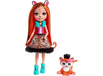 Mattel Enchantimals panenka a zvířátko Tanzie Tiger a Tuft