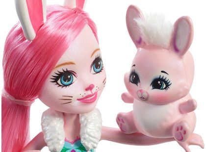 Mattel Enchantimals panenka se zvířátkem Bree Bunny