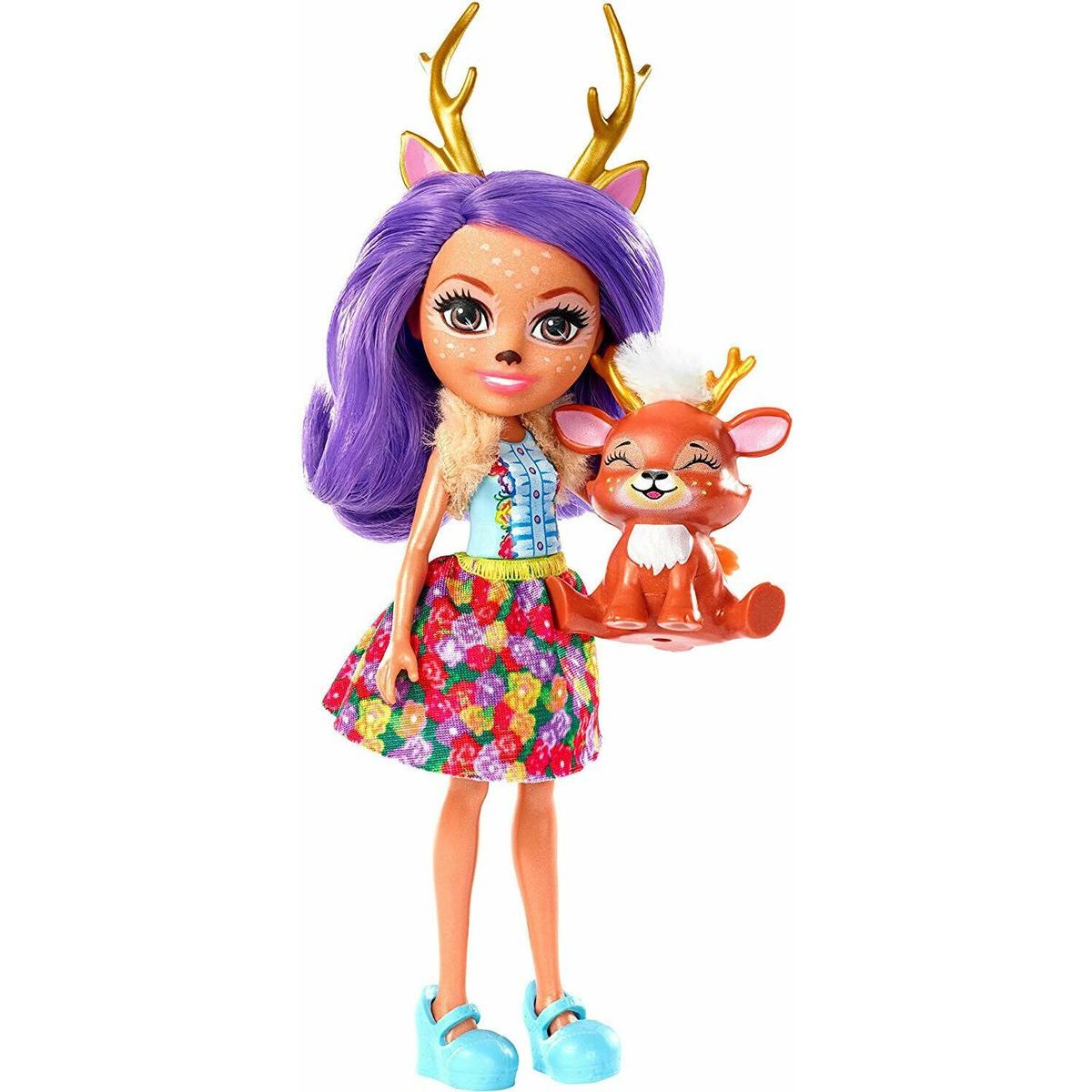 Mattel Enchantimals panenka se zvířátkem Danessa Deer a Sprint