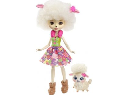 Mattel Enchantimals panenka se zvířátkem Lorna Lamb