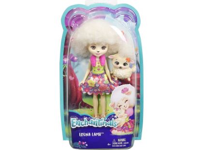Mattel Enchantimals panenka se zvířátkem Lorna Lamb