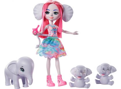 Mattel Enchantimals rodinka slonů
