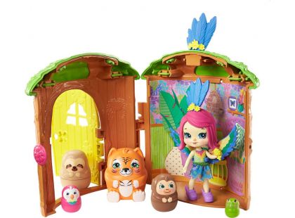 Mattel Enchantimals tajné útočiště nejlepších přátel Parrot Peeki Tree Hut