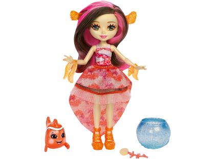 Mattel Enchantimals Vodní svět Panenka a zvířátko Clarita Clownfish a cackle