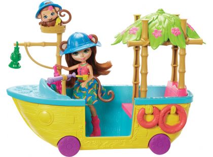 Mattel Enchantimals vyhlídková loď do džungle