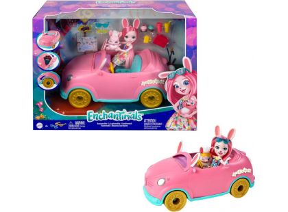 Mattel Enchantimals zajíčkové auto