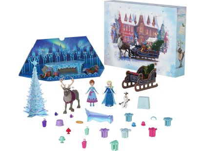 Mattel Frozen Adventní kalendář s malými panenkami 2024 - Poškozený obal