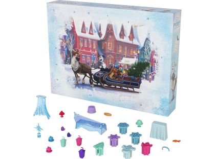 Mattel Frozen Adventní kalendář s malými panenkami 2024 - Poškozený obal