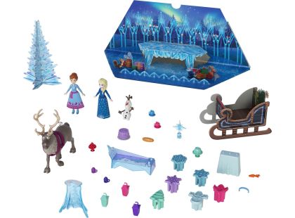 Mattel Frozen Adventní kalendář s malými panenkami 2024 - Poškozený obal