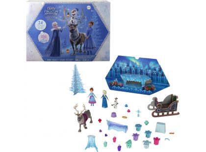 Mattel Frozen Adventní kalendář s malými panenkami