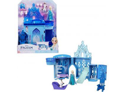 Mattel Frozen sněhové překvapení herní set a malá panenka 10 cm