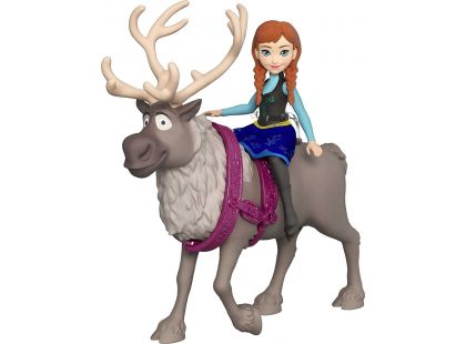 Mattel Frozen malá panenka Anna a Sven