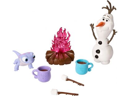 Mattel Frozen Olaf a Bruni u ohýnku