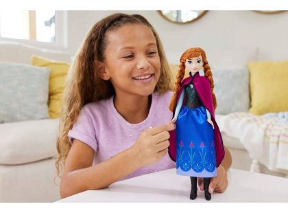 Mattel Frozen panenka Anna v modro-černých šatech 29 cm