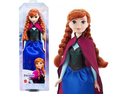 Mattel Frozen panenka Anna v modro-černých šatech 29 cm