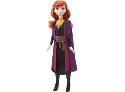 Mattel Frozen panenka Anna ve fialovým plášti 29 cm