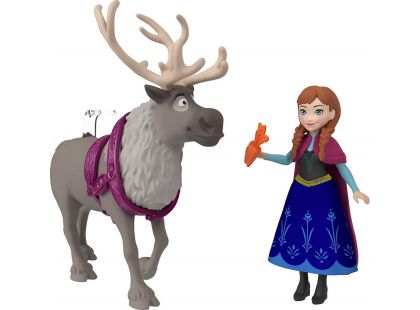 Mattel Frozen pohádkový příběh malé panenky Anna a Elsa s kamarády
