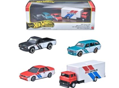 Mattel Hot Wheels 3 ks prémiový angličák s týmovým tahačem Fuji Fest