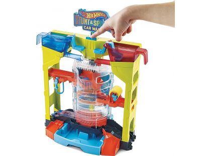 Mattel Hot Wheels City Color Shifters akční automyčka