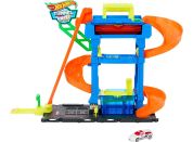 Mattel Hot Wheels City Color shifters automyčka s otočným tunelem - Poškozený obal