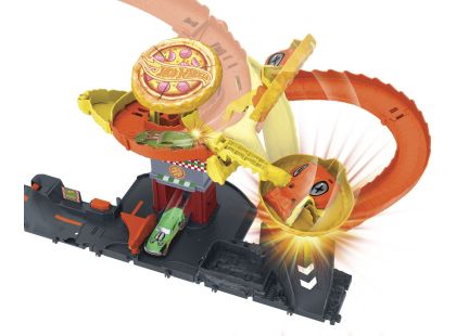 Mattel Hot Wheels City hladová kobra útočí na pizzerku - Poškozený obal
