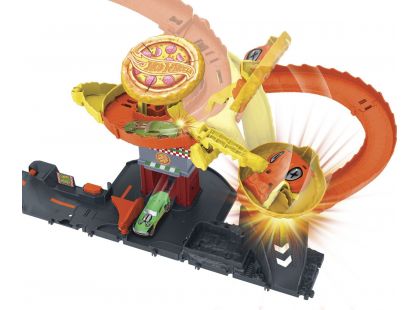 Mattel Hot Wheels City hladová kobra útočí na pizzerku
