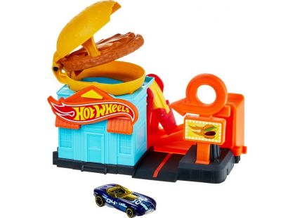 Mattel Hot Wheels City Postav město Hamburger