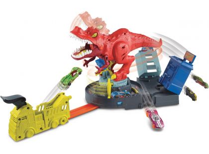 Mattel Hot Wheels city T-Rex řádí