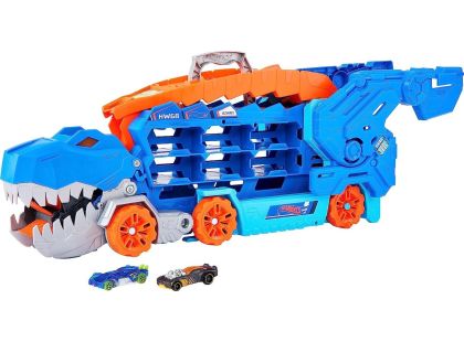 Mattel Hot Wheels City T-Rex tahač se světly a zvuky - Poškozený obal