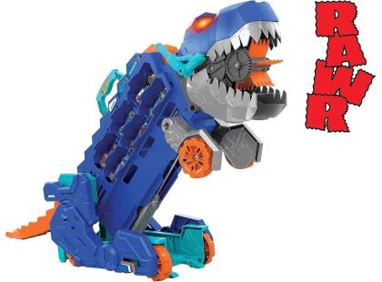 Mattel Hot Wheels City T-Rex tahač se světly a zvuky - Poškozený obal