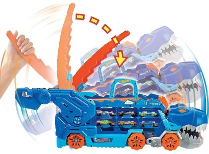 Mattel Hot Wheels City T-Rex tahač se světly a zvuky - Poškozený obal