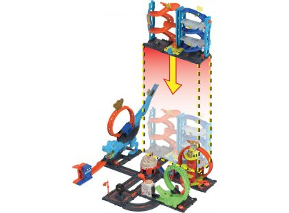 Mattel Hot Wheels City závodní věž 64 cm
