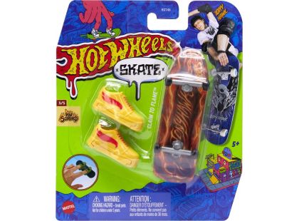Mattel Hot Wheels fingerboard a boty 10,5 cm Claim To Flame