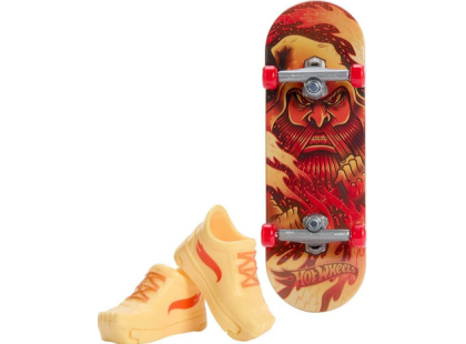 Mattel Hot Wheels fingerboard a boty 10,5 cm Fiery trickster Mattel Hot Wheels fingerboard a boty 10,5 cm Fiery trickster