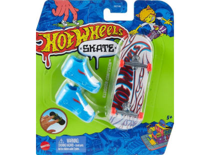 Mattel Hot Wheels fingerboard a boty 10,5 cm Ilusion confusion Mattel Hot Wheels fingerboard a boty 10,5 cm Ilusion confusion