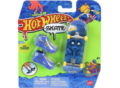 Mattel Hot Wheels fingerboard a boty 10,5 cm Raccoon roll Mattel Hot Wheels fingerboard a boty 10,5 cm Raccoon roll